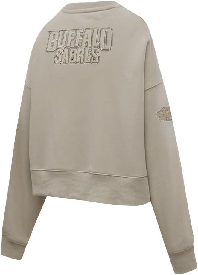 imagePro Standard Womens NHL Neutral Cropped Pullover HoodieTaupe