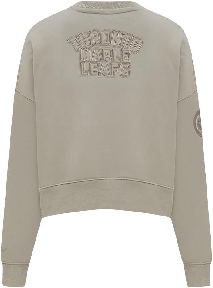 imagePro Standard Womens NHL Neutral Cropped Pullover HoodieTaupe