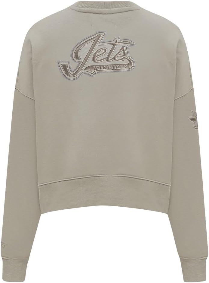 imagePro Standard Womens NHL Neutral Cropped Pullover HoodieTaupe