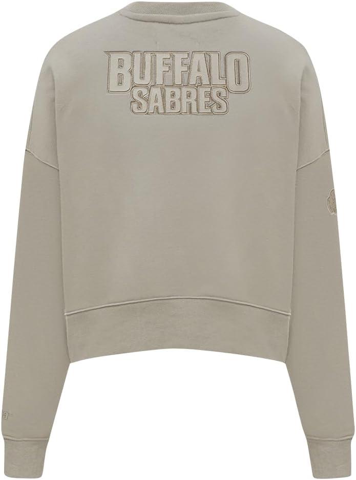 imagePro Standard Womens NHL Neutral Cropped Pullover HoodieTaupe
