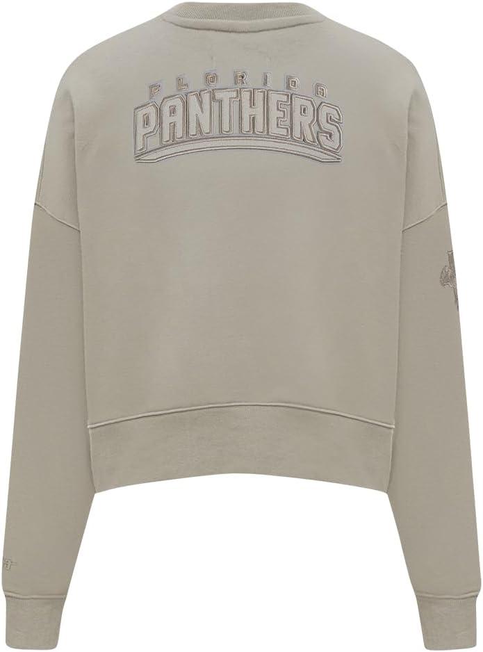 imagePro Standard Womens NHL Neutral Cropped Pullover HoodieTaupe
