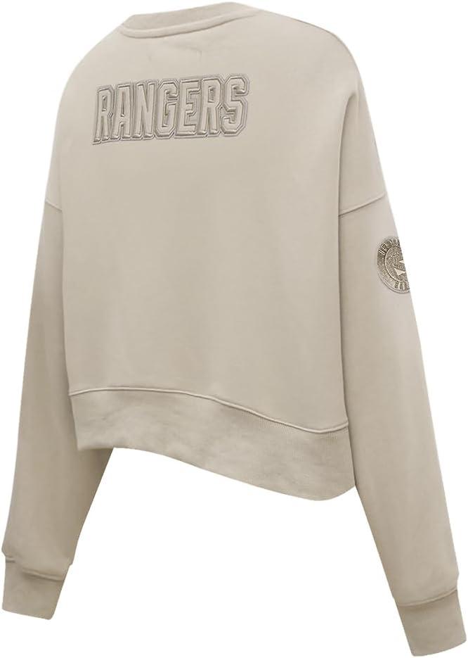 imagePro Standard Womens NHL Neutral Cropped Pullover HoodieTaupe