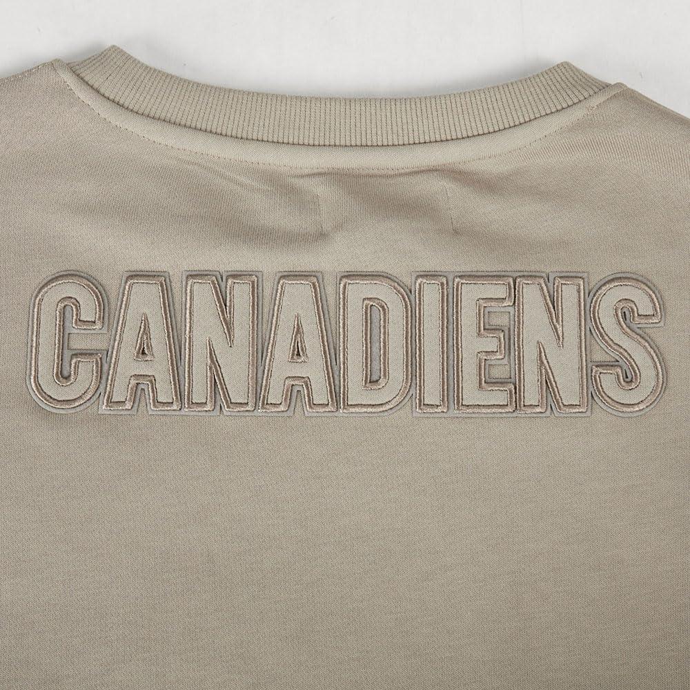 imagePro Standard Womens NHL Neutral Cropped Pullover HoodieTaupe
