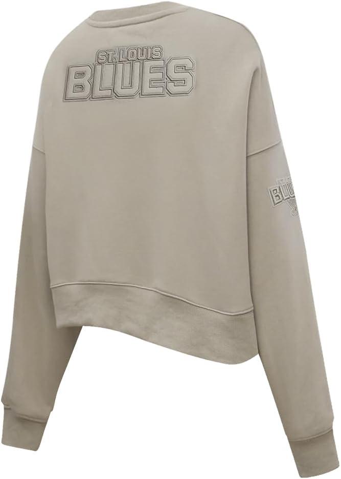 imagePro Standard Womens NHL Neutral Cropped Pullover HoodieTaupe