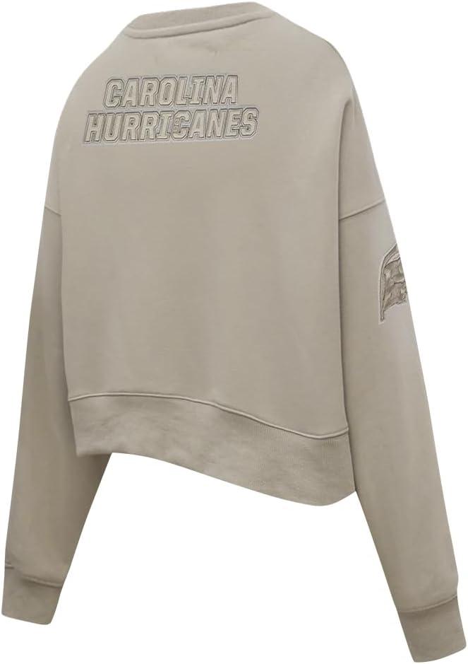 imagePro Standard Womens NHL Neutral Cropped Pullover HoodieTaupe