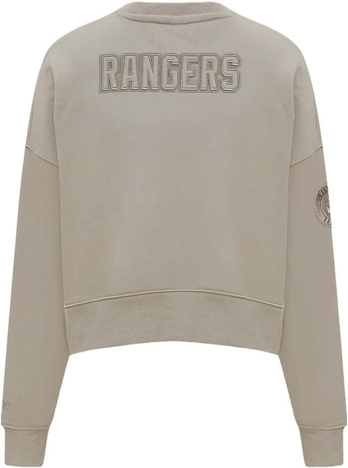 imagePro Standard Womens NHL Neutral Cropped Pullover HoodieTaupe