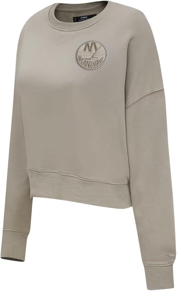 imagePro Standard Womens NHL Neutral Cropped Pullover HoodieTaupe
