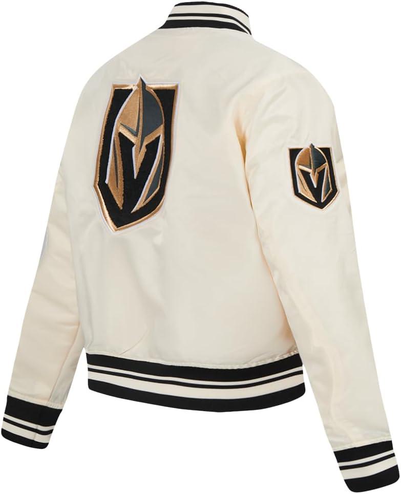 imagePro Standard Womens NHL Retro Classics Satin JacketEggshell Black