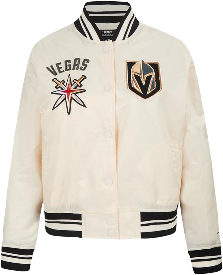 imagePro Standard Womens NHL Retro Classics Satin JacketEggshell Black