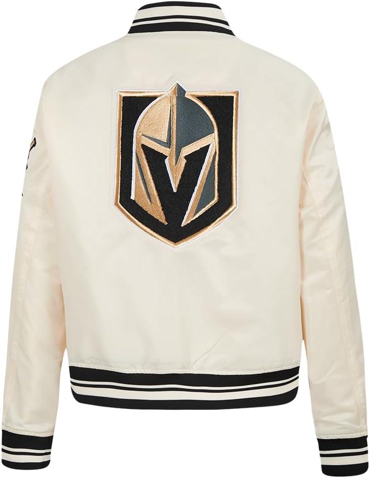 imagePro Standard Womens NHL Retro Classics Satin JacketEggshell Black