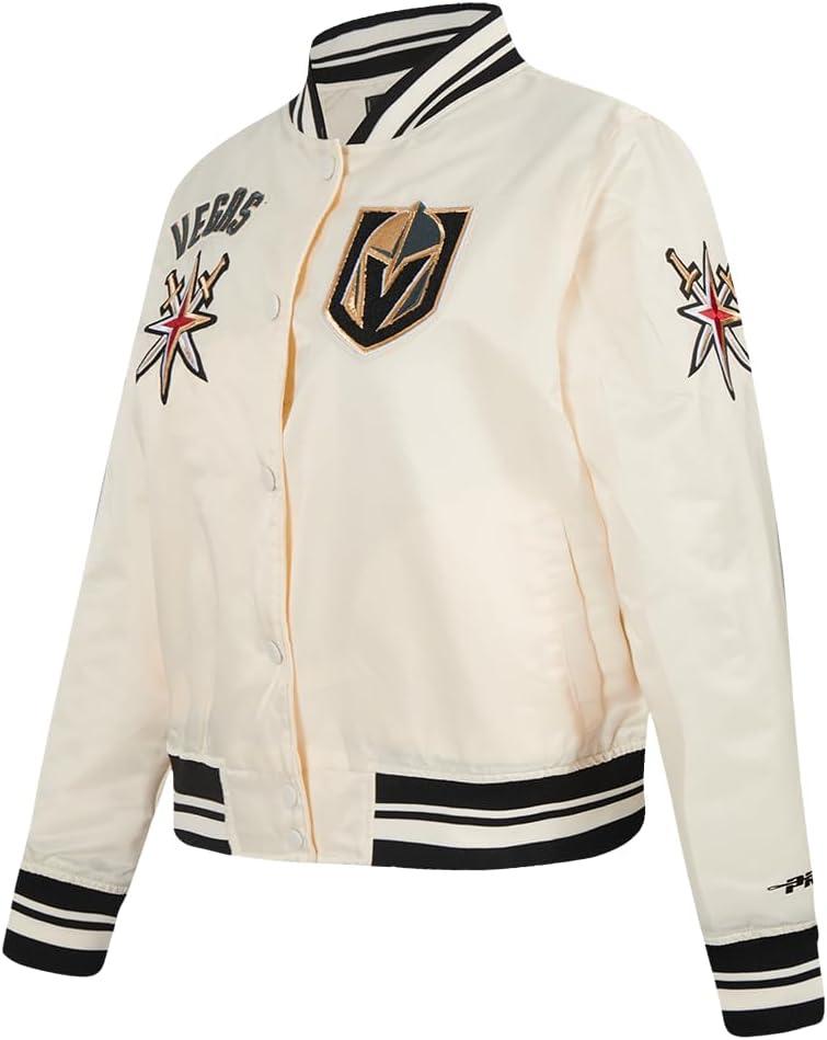 imagePro Standard Womens NHL Retro Classics Satin JacketEggshell Black