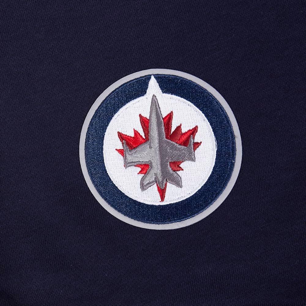 imagePro Standard Womens NHL Wingspan Brushed Back French Terry Crewneck SweatshirtMidnight Navy