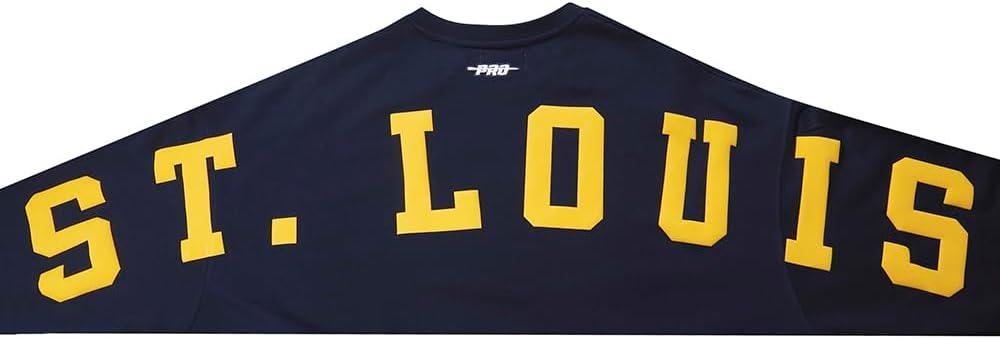 imagePro Standard Womens NHL Wingspan Brushed Back French Terry Crewneck SweatshirtMidnight Navy