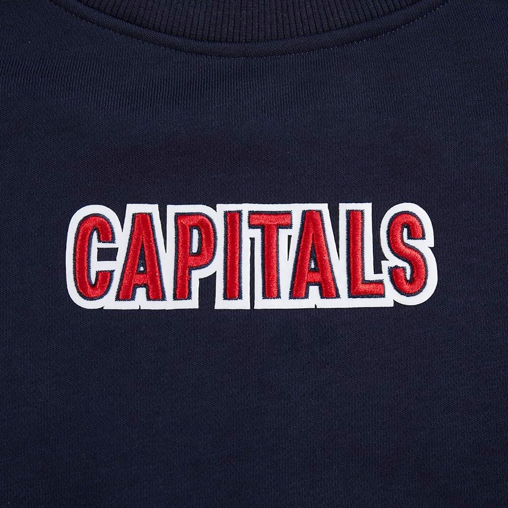 imagePro Standard Womens NHL Wingspan Brushed Back French Terry Crewneck SweatshirtMidnight Navy