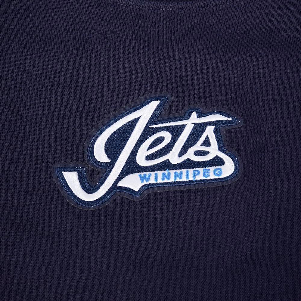 imagePro Standard Womens NHL Wingspan Brushed Back French Terry Crewneck SweatshirtMidnight Navy