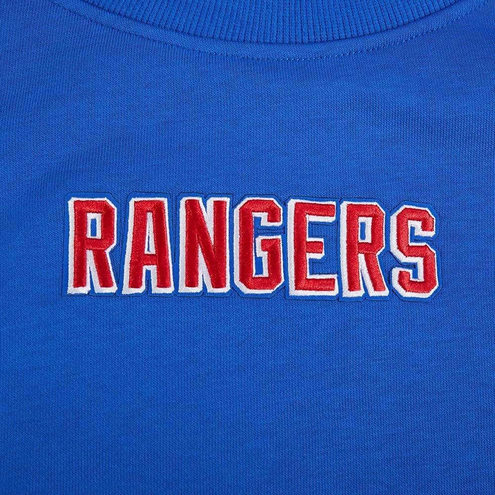 imagePro Standard Womens NHL Wingspan Brushed Back French Terry Crewneck SweatshirtRoyal Blue