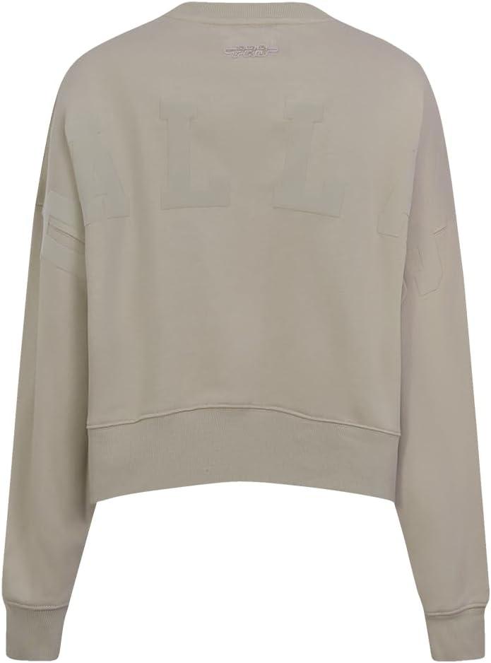imagePro Standard Womens NHL Wingspan Brushed Back French Terry Crewneck SweatshirtTaupe