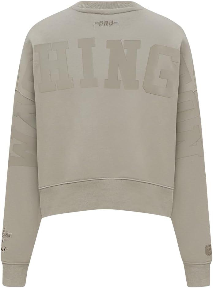 imagePro Standard Womens NHL Wingspan Brushed Back French Terry Crewneck SweatshirtTaupe