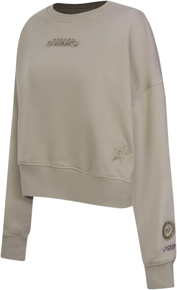imagePro Standard Womens NHL Wingspan Brushed Back French Terry Crewneck SweatshirtTaupe