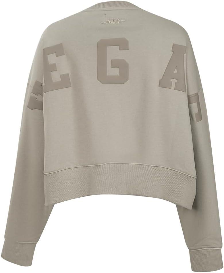 imagePro Standard Womens NHL Wingspan Brushed Back French Terry Crewneck SweatshirtTaupe