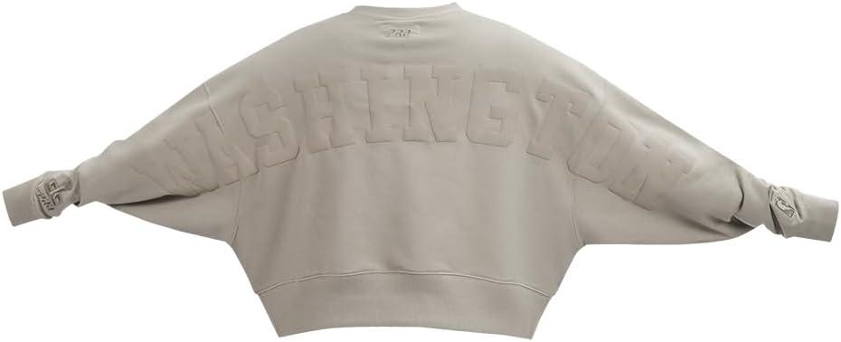 imagePro Standard Womens NHL Wingspan Brushed Back French Terry Crewneck SweatshirtTaupe