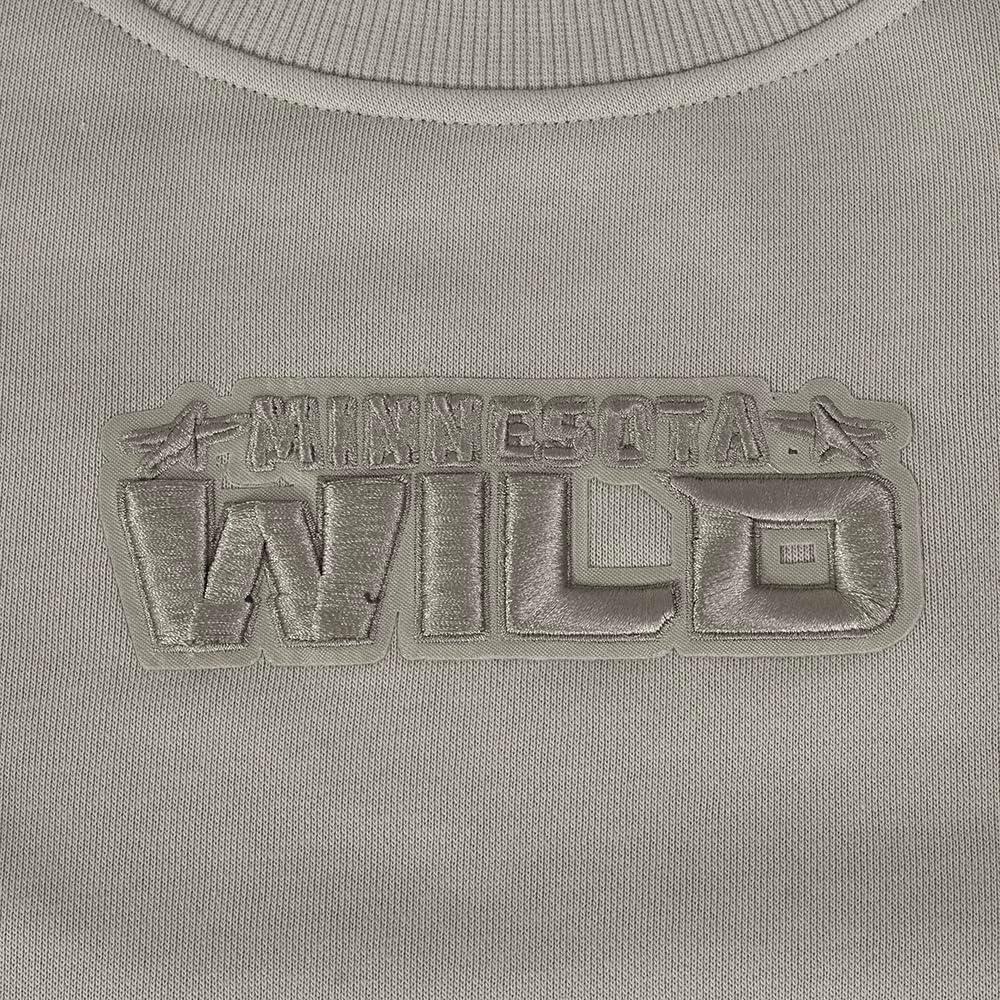 imagePro Standard Womens NHL Wingspan Brushed Back French Terry Crewneck SweatshirtTaupe