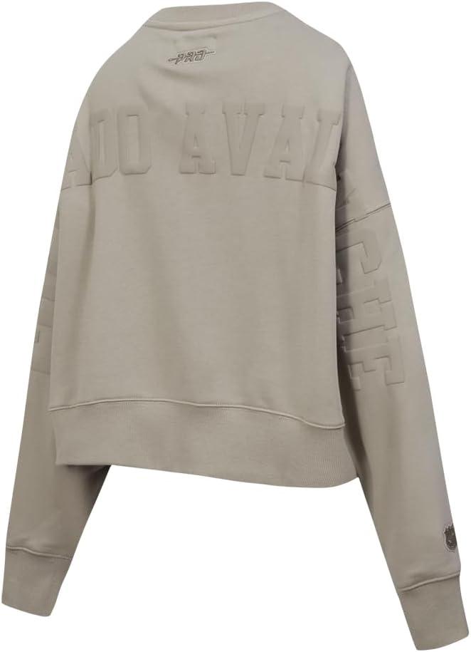 imagePro Standard Womens NHL Wingspan Brushed Back French Terry Crewneck SweatshirtTaupe