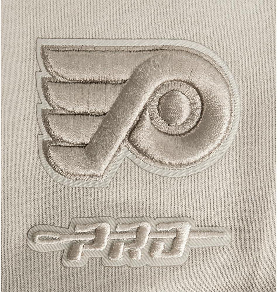 imagePro Standard Womens NHL Wingspan Brushed Back French Terry Crewneck SweatshirtTaupe
