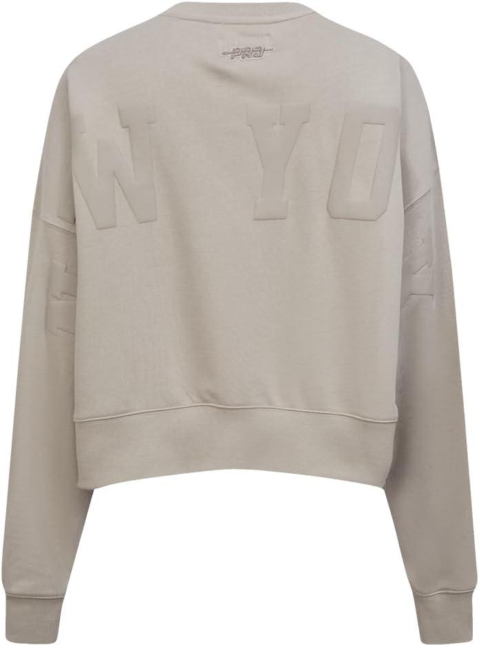 imagePro Standard Womens NHL Wingspan Brushed Back French Terry Crewneck SweatshirtTaupe