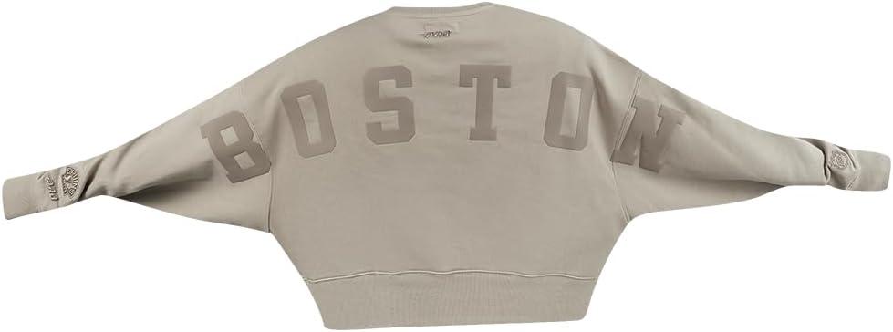 imagePro Standard Womens NHL Wingspan Brushed Back French Terry Crewneck SweatshirtTaupe