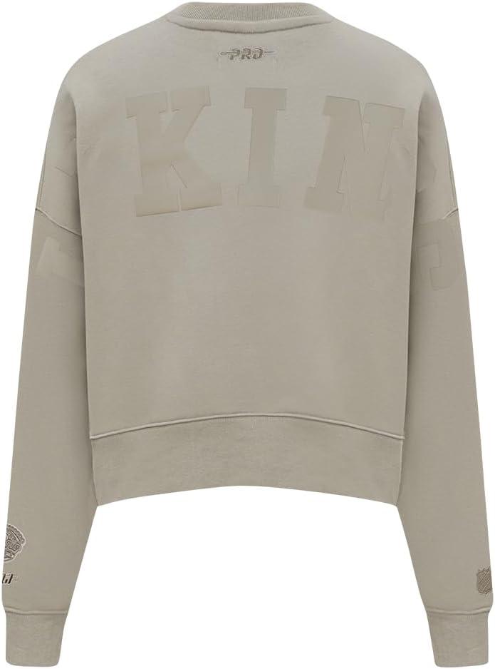 imagePro Standard Womens NHL Wingspan Brushed Back French Terry Crewneck SweatshirtTaupe