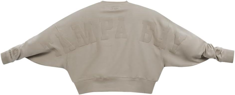 imagePro Standard Womens NHL Wingspan Brushed Back French Terry Crewneck SweatshirtTaupe