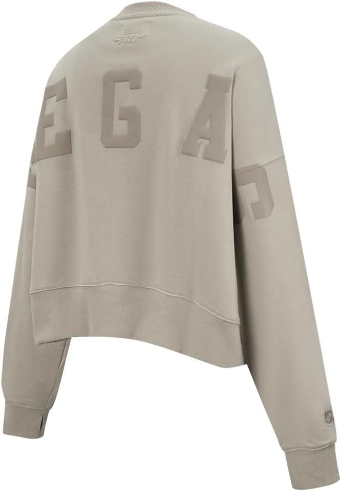imagePro Standard Womens NHL Wingspan Brushed Back French Terry Crewneck SweatshirtTaupe