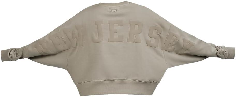 imagePro Standard Womens NHL Wingspan Brushed Back French Terry Crewneck SweatshirtTaupe