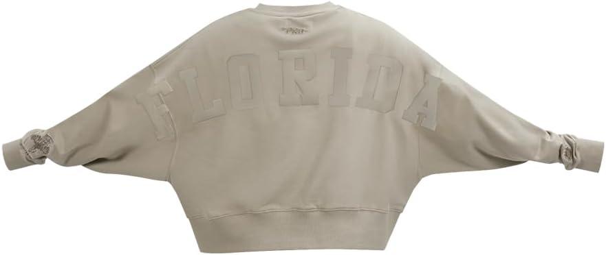 imagePro Standard Womens NHL Wingspan Brushed Back French Terry Crewneck SweatshirtTaupe