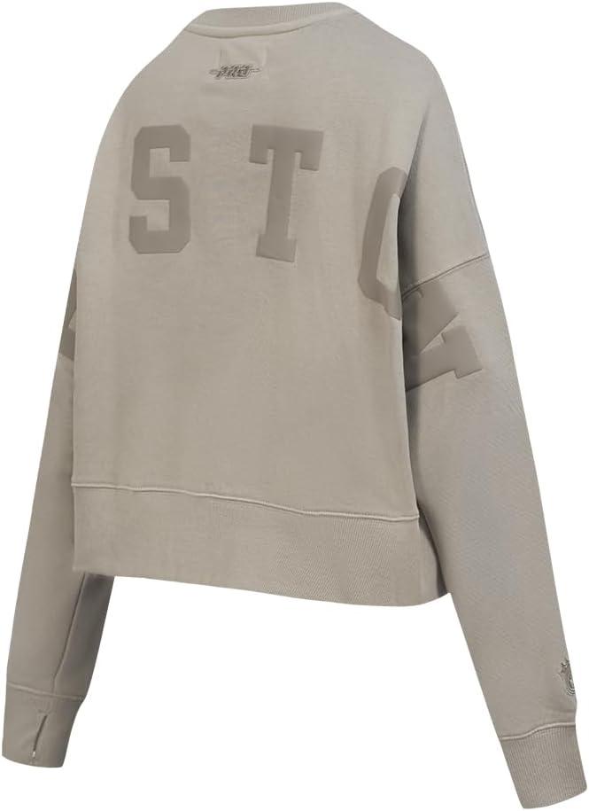 imagePro Standard Womens NHL Wingspan Brushed Back French Terry Crewneck SweatshirtTaupe