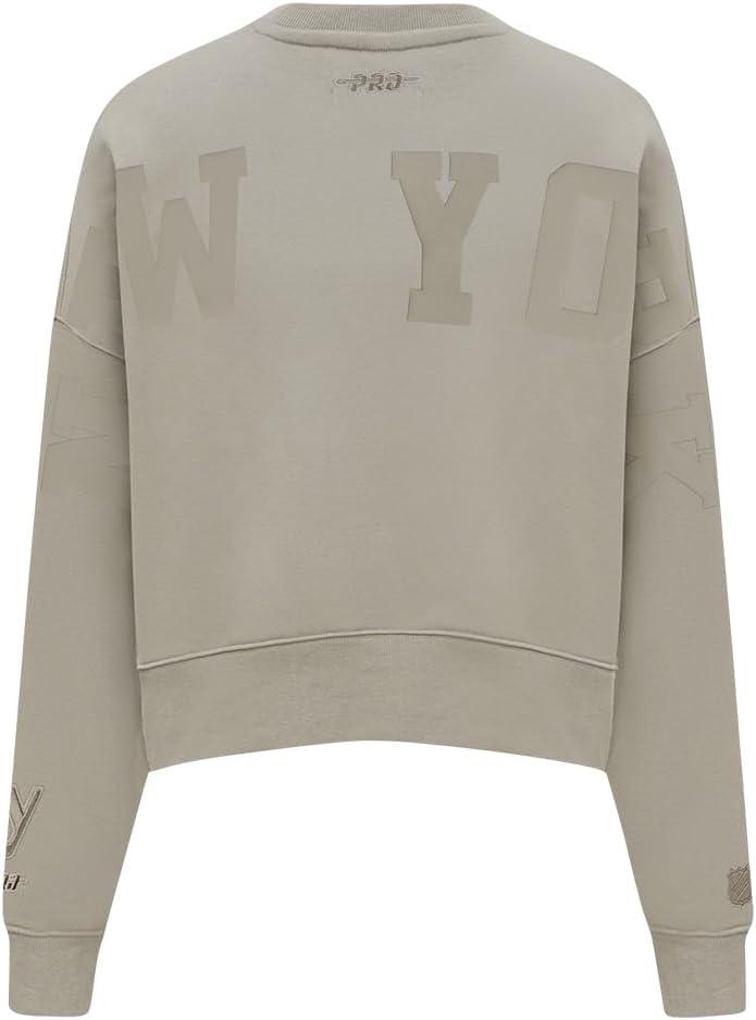 imagePro Standard Womens NHL Wingspan Brushed Back French Terry Crewneck SweatshirtTaupe