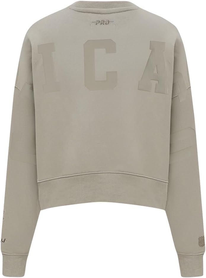 imagePro Standard Womens NHL Wingspan Brushed Back French Terry Crewneck SweatshirtTaupe