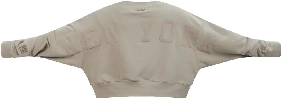 imagePro Standard Womens NHL Wingspan Brushed Back French Terry Crewneck SweatshirtTaupe
