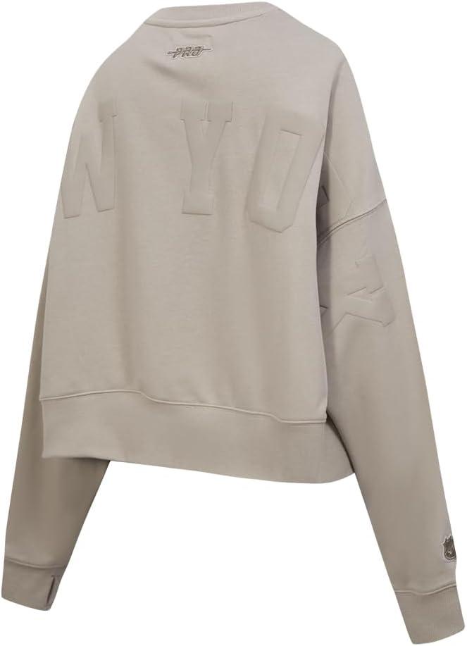 imagePro Standard Womens NHL Wingspan Brushed Back French Terry Crewneck SweatshirtTaupe