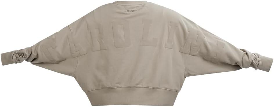 imagePro Standard Womens NHL Wingspan Brushed Back French Terry Crewneck SweatshirtTaupe