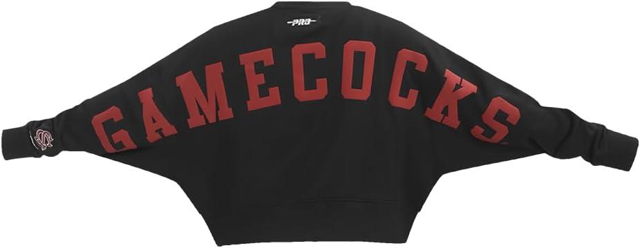 imageWomens College Wingspan Brushed Back French Terry Crewneck SweatshirtBlack