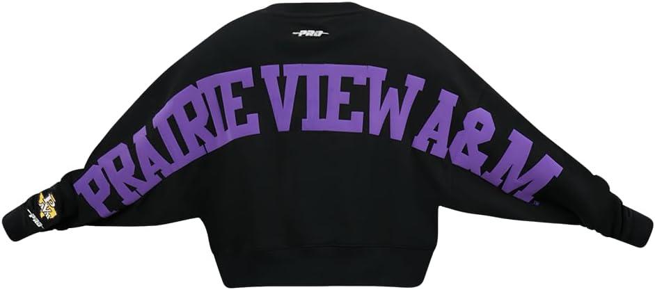 imageWomens College Wingspan Brushed Back French Terry Crewneck SweatshirtBlack