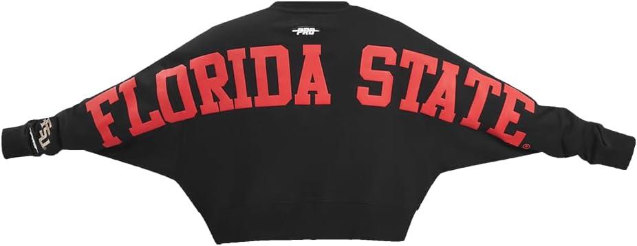 imageWomens College Wingspan Brushed Back French Terry Crewneck SweatshirtBlack