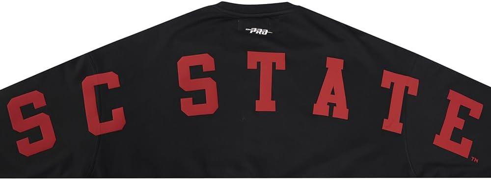 imageWomens College Wingspan Brushed Back French Terry Crewneck SweatshirtBlack