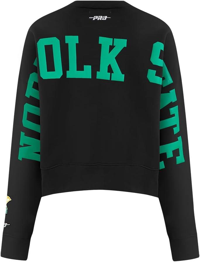 imageWomens College Wingspan Brushed Back French Terry Crewneck SweatshirtBlack