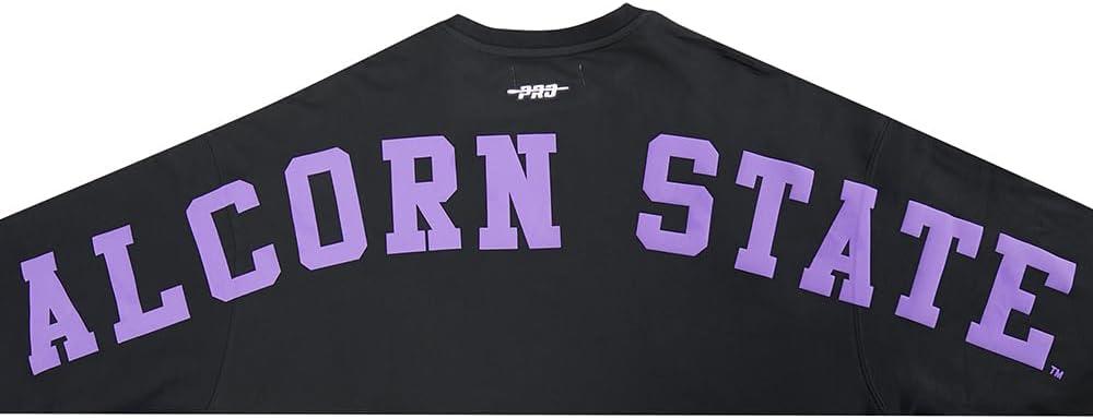 imageWomens College Wingspan Brushed Back French Terry Crewneck SweatshirtBlack
