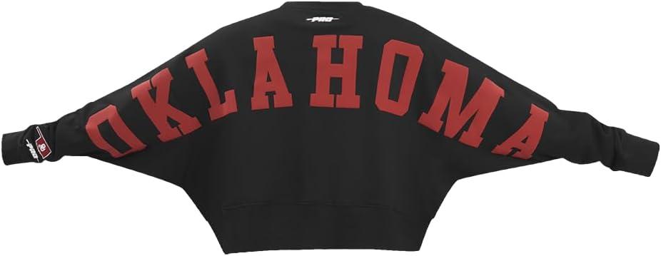 imageWomens College Wingspan Brushed Back French Terry Crewneck SweatshirtBlack