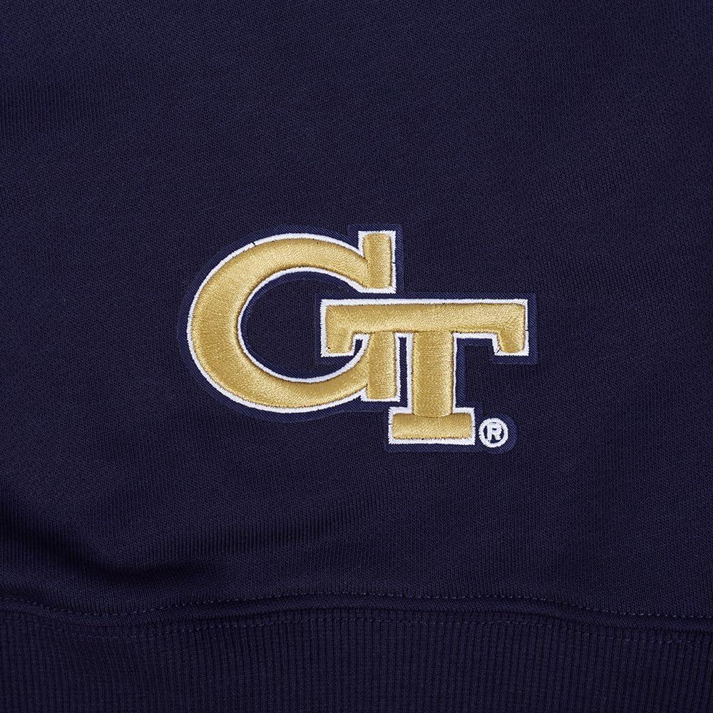 imageWomens College Wingspan Brushed Back French Terry Crewneck SweatshirtMidnight Navy