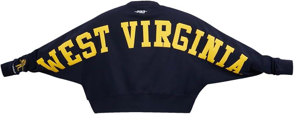 imageWomens College Wingspan Brushed Back French Terry Crewneck SweatshirtMidnight Navy